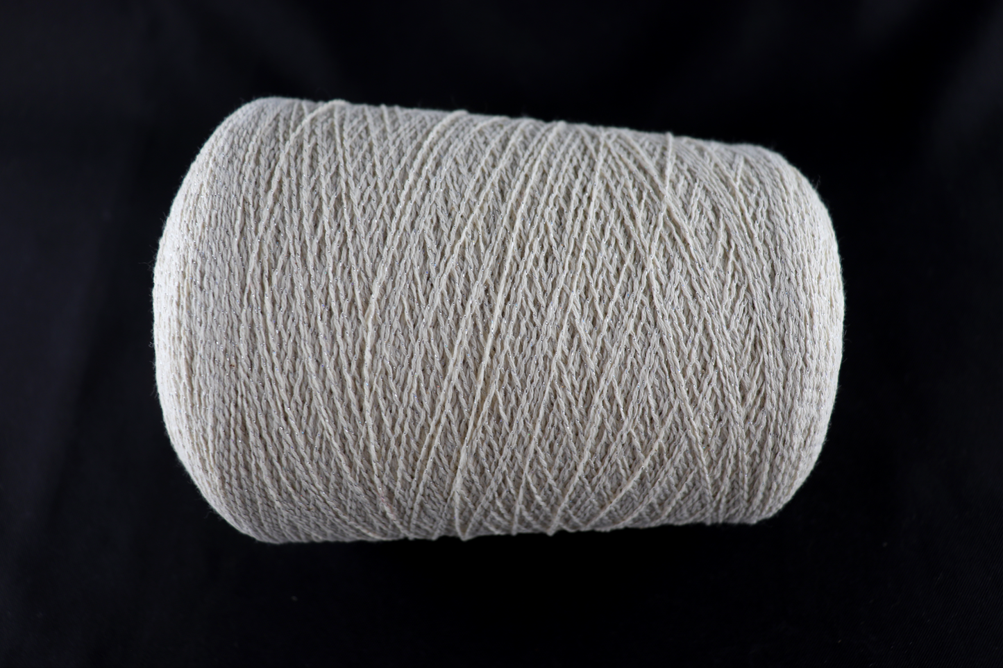 Aegean Extra-long-Staple Cotton w/ Silver Rainbow Holographic Sparkle Filament 16/4ne Luxury