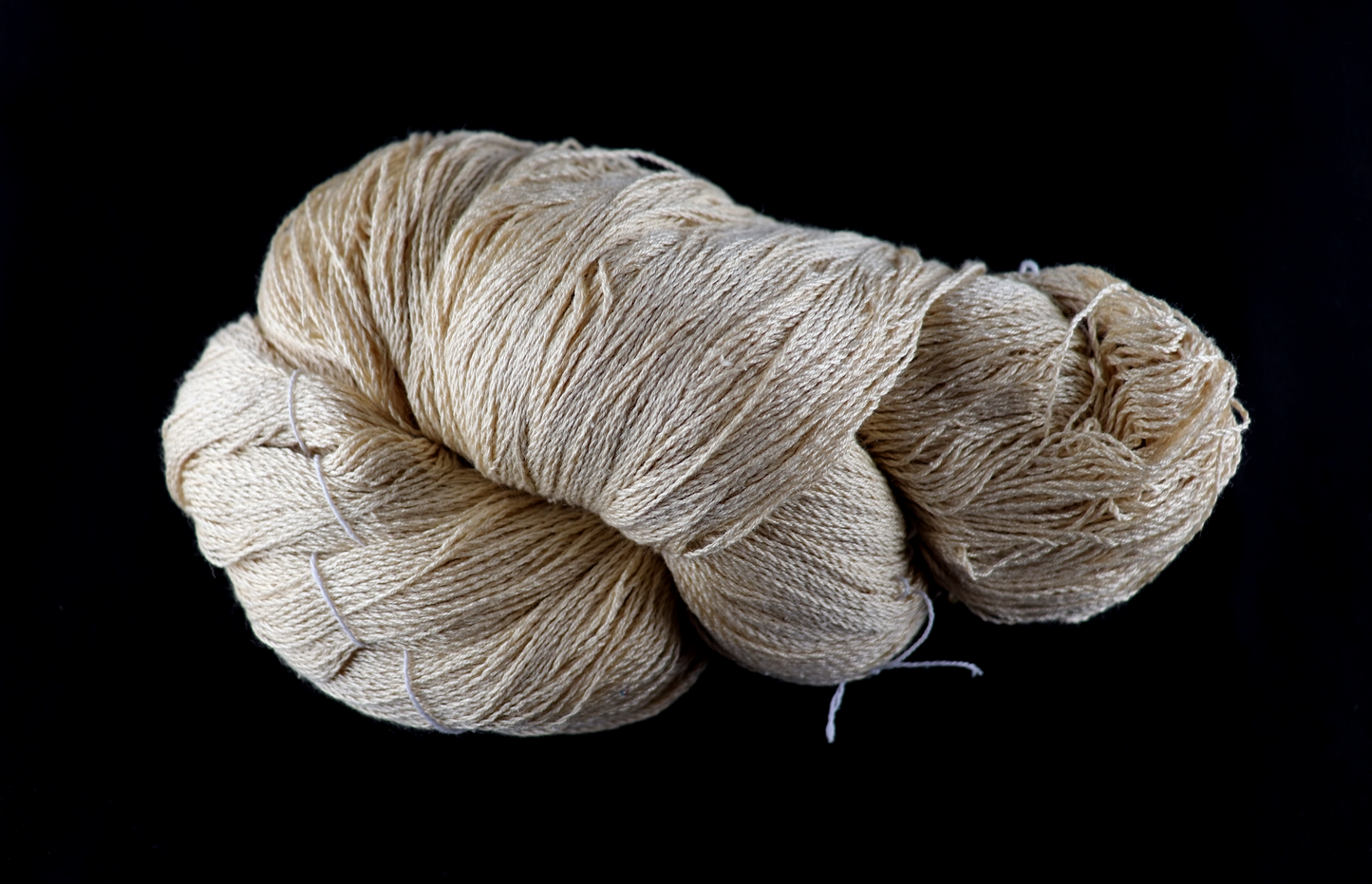 skein of white yarn