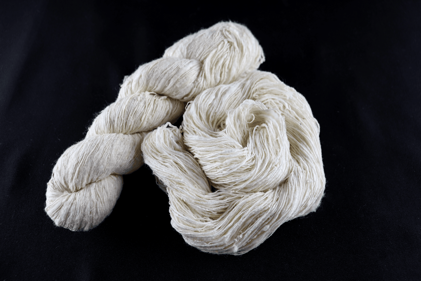 skein of white yarn