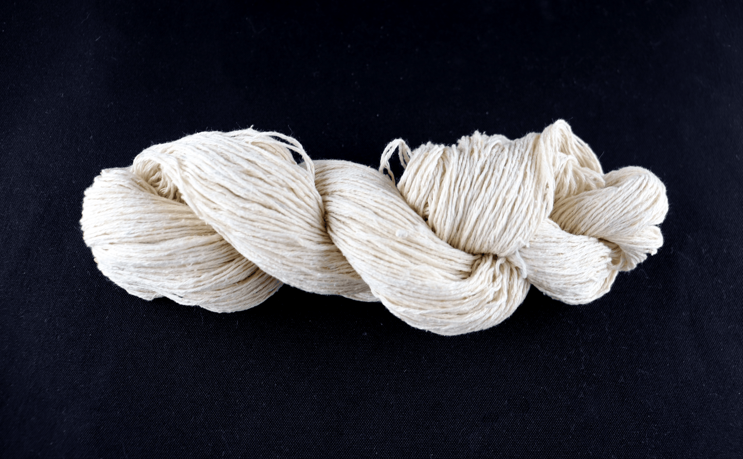 skein of white yarn