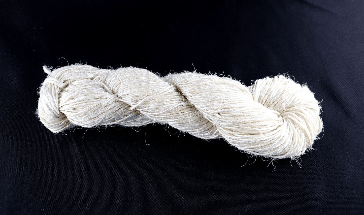 skein of white yarn