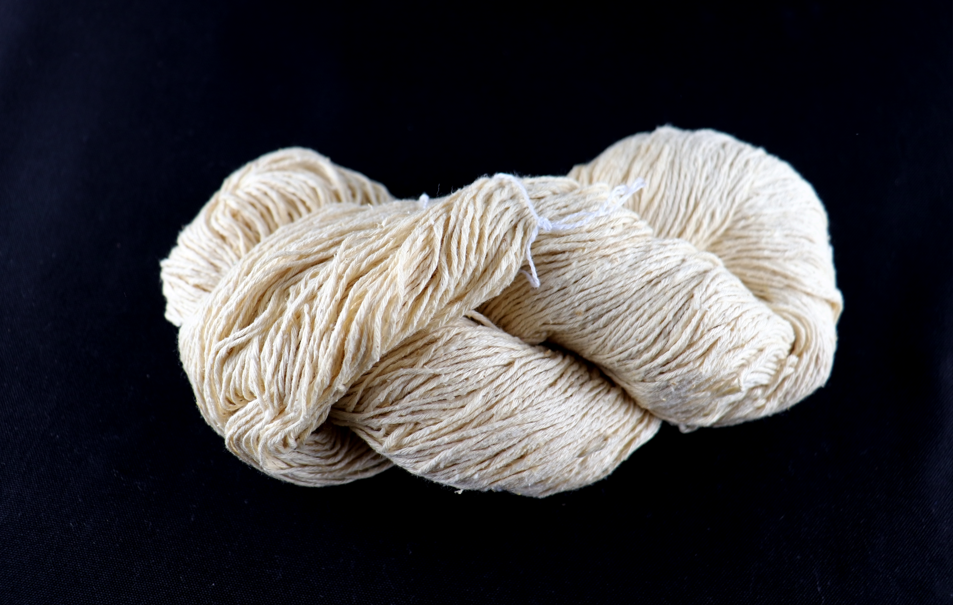 skein of white yarn