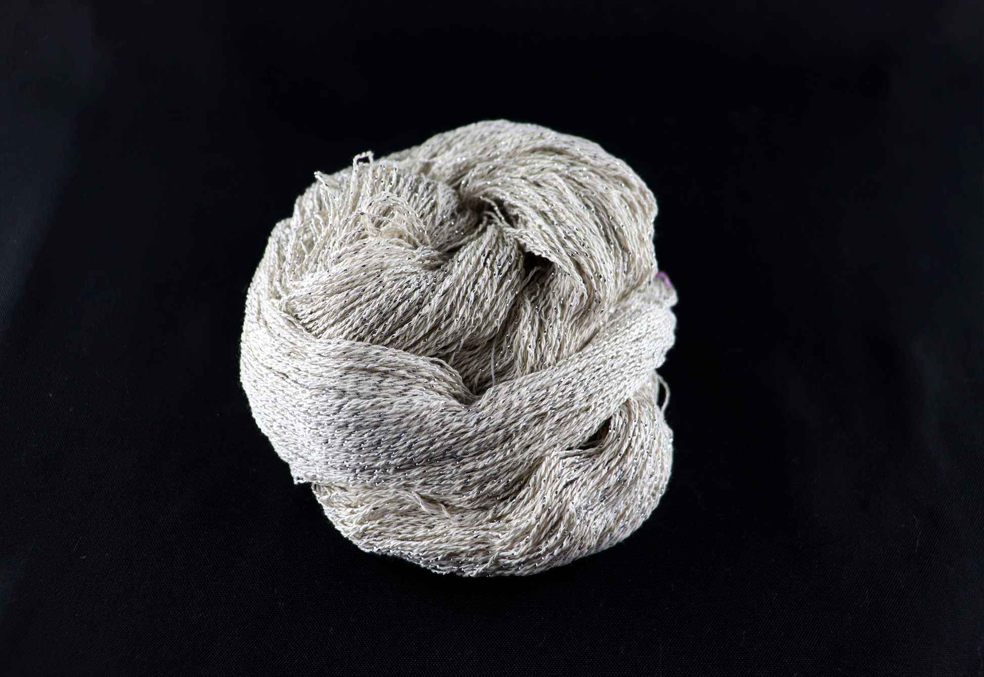 skein of white yarn