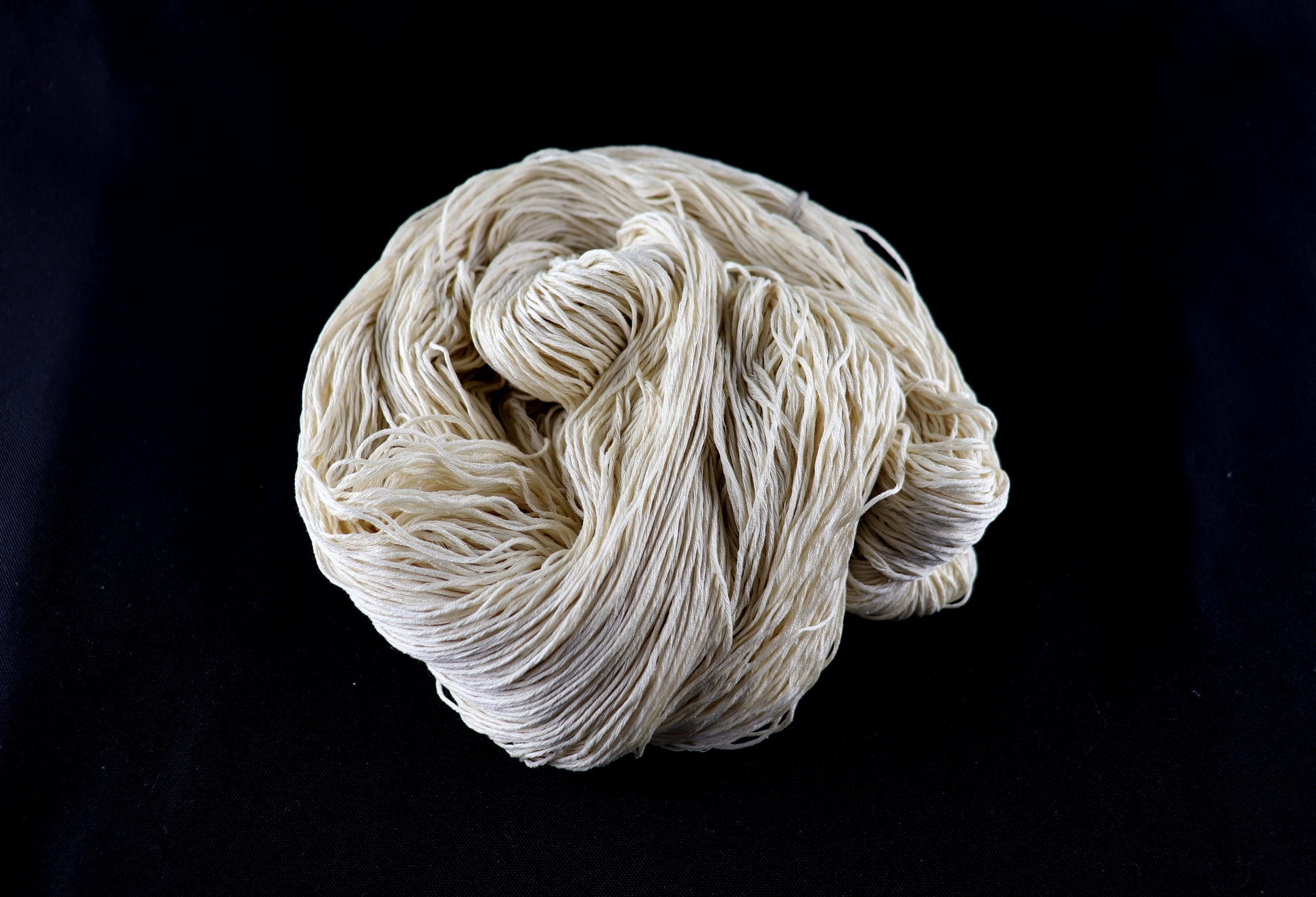 skein of white yarn