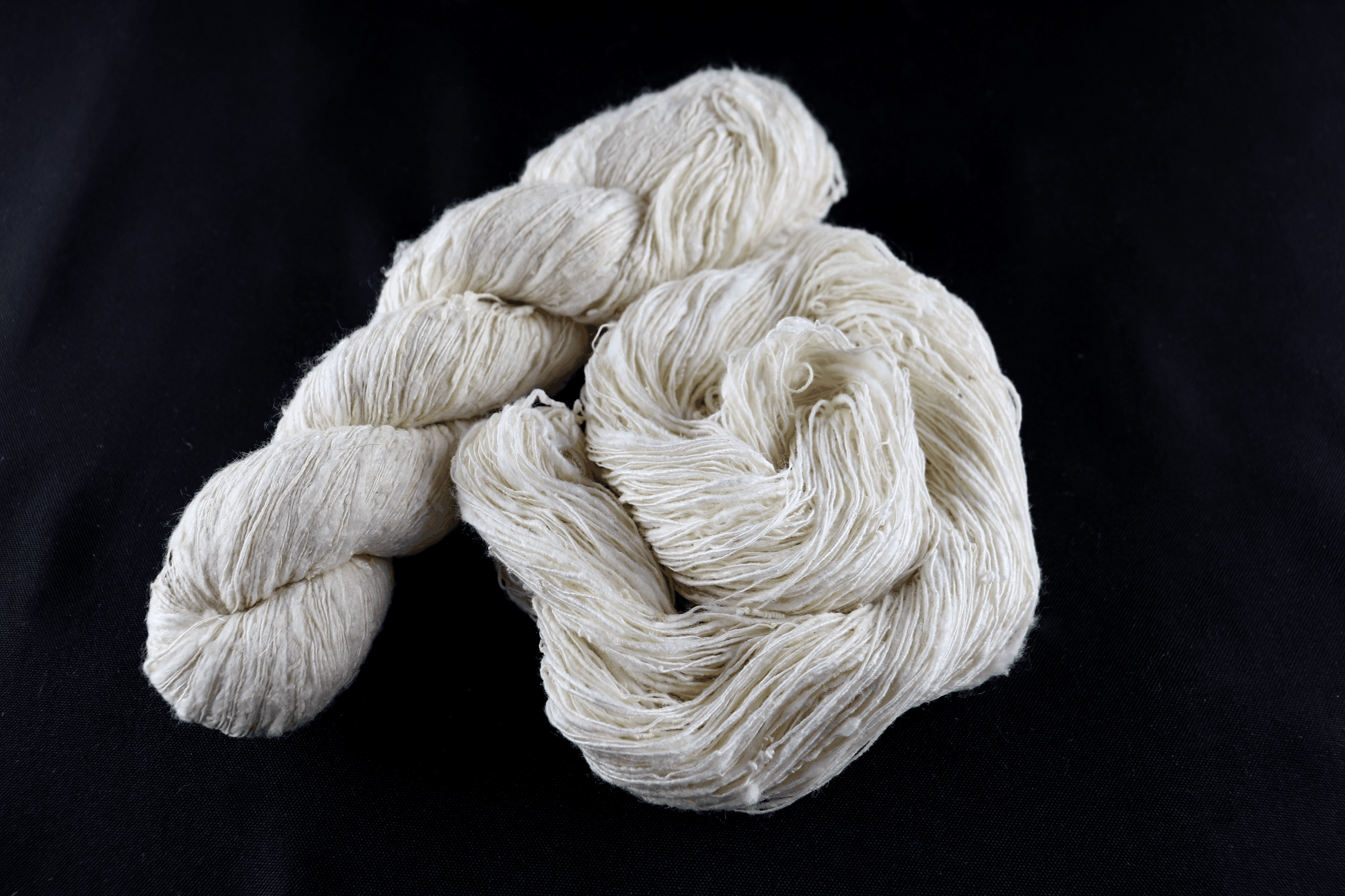 skein of white yarn