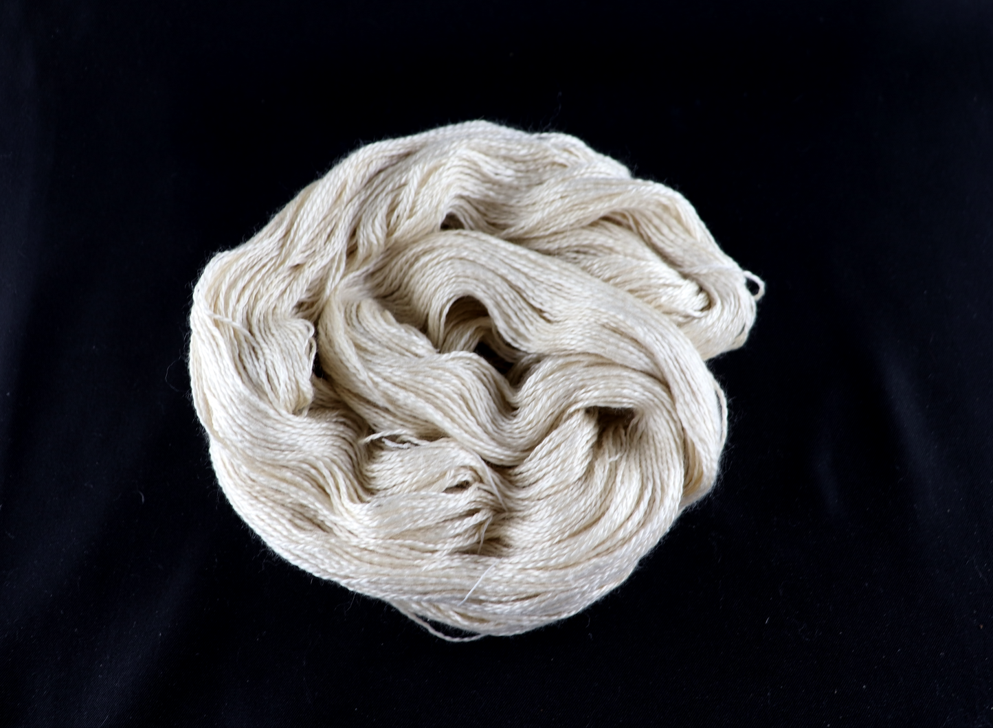 skein of white yarn