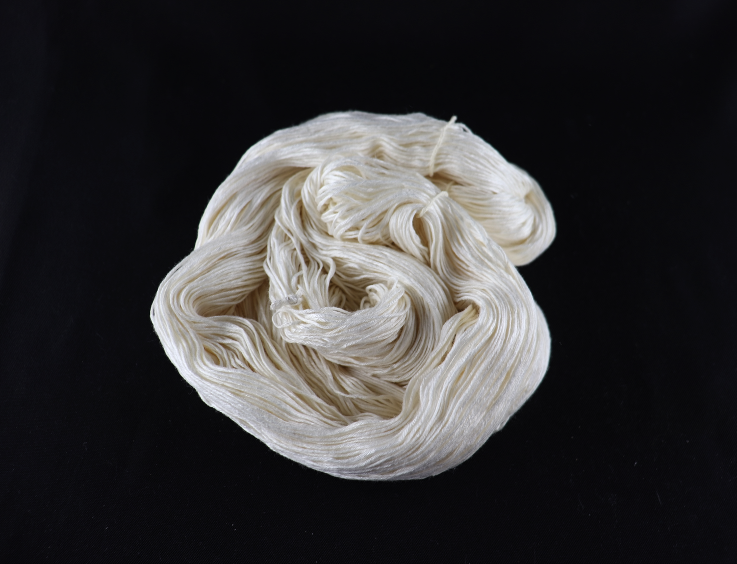 skein of white yarn