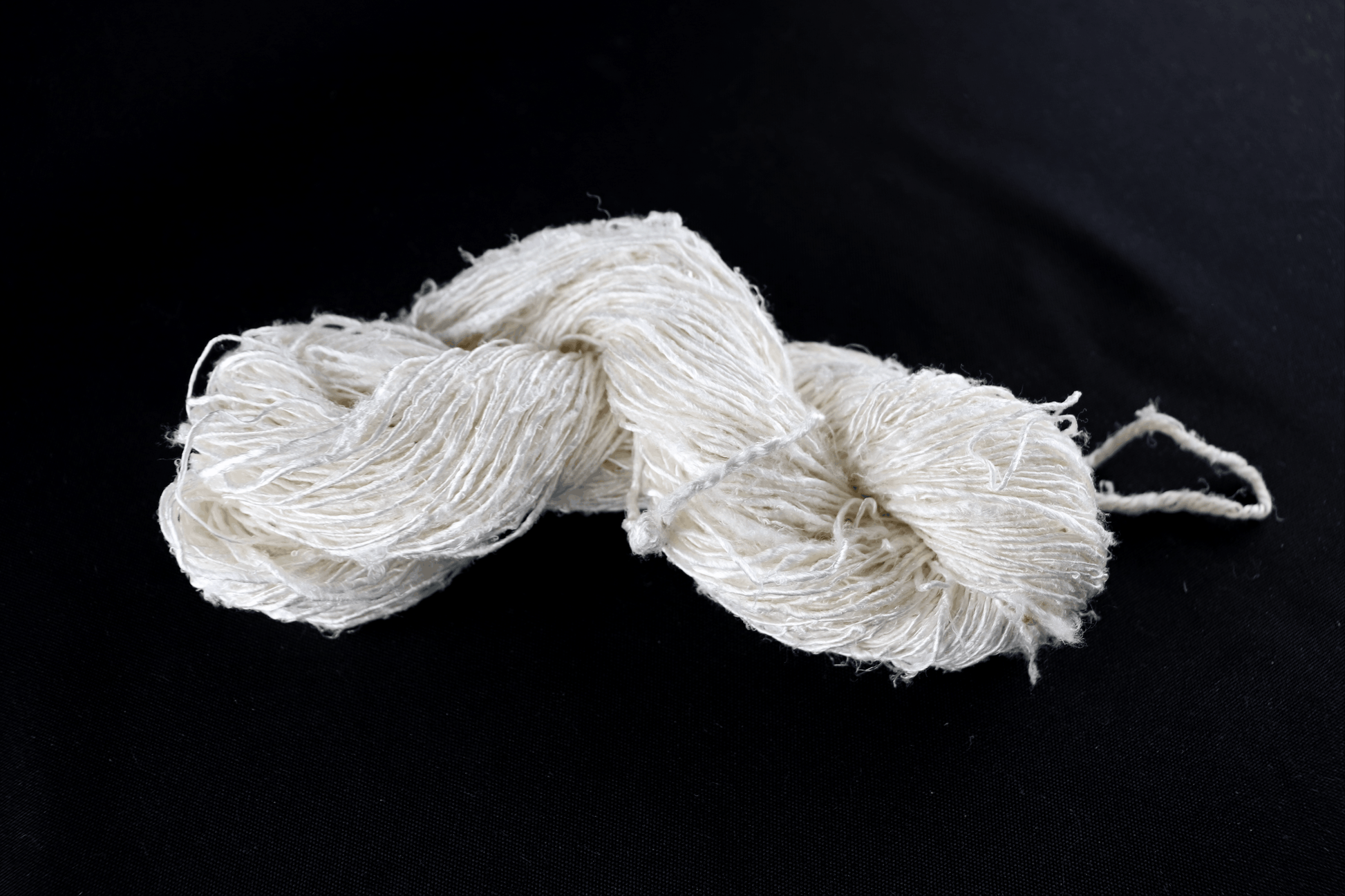 skein of white yarn