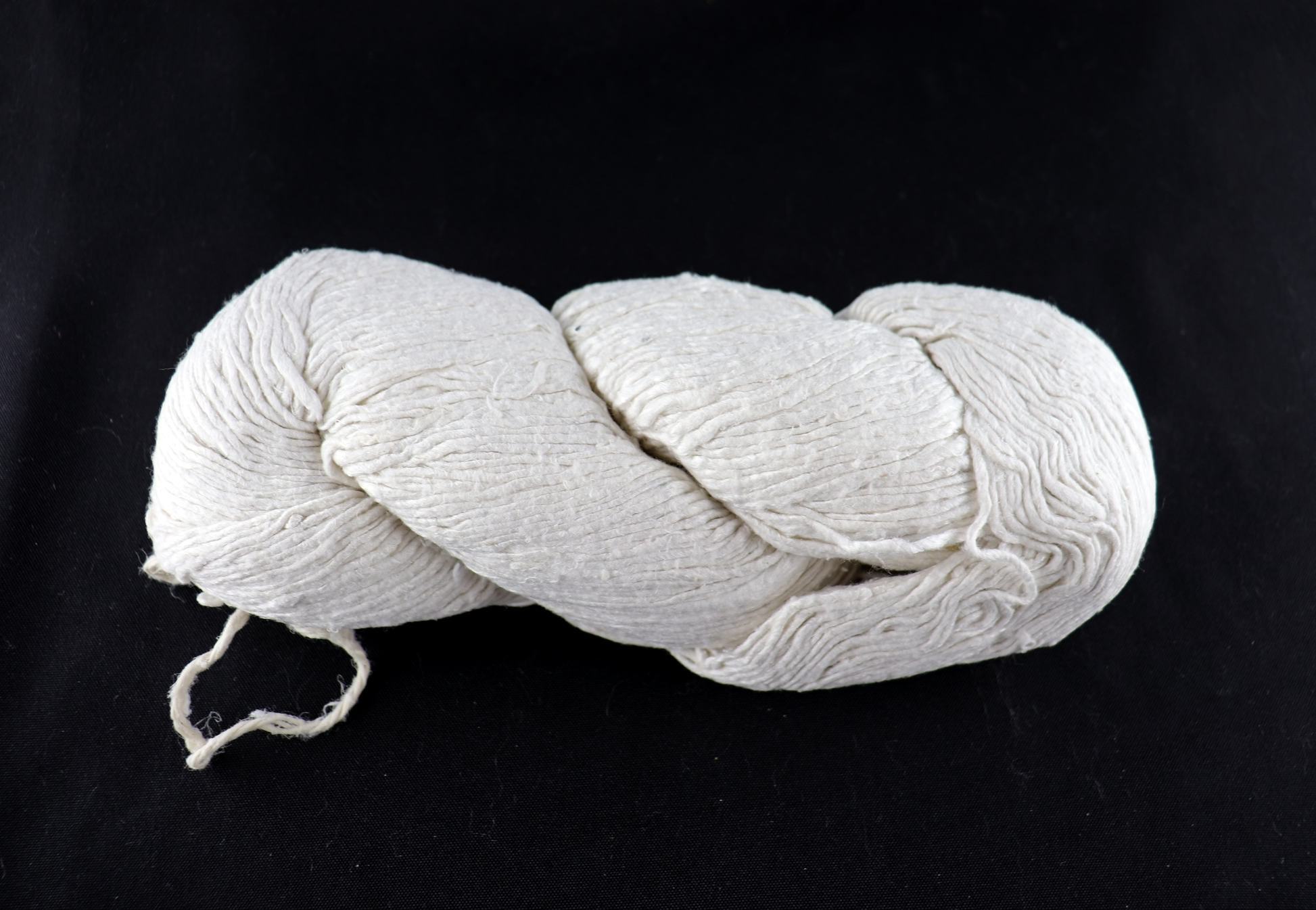 skein of white yarn
