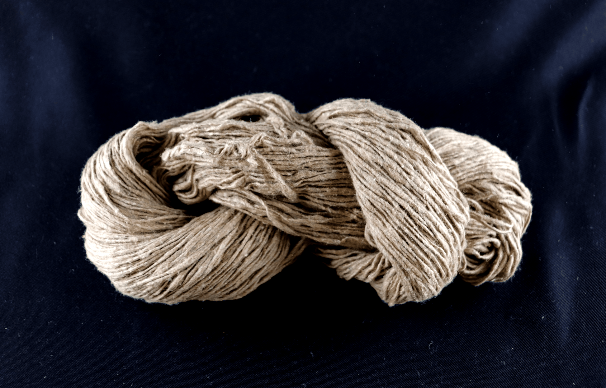 skein of white yarn