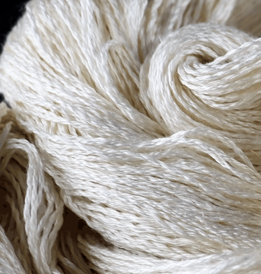 Raw Mulberry Silk Fingering Skeins