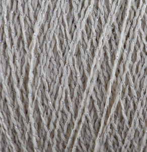 Aegean Extra-long-Staple Cotton w/ Silver Rainbow Holographic Sparkle Filament 16/4ne Luxury